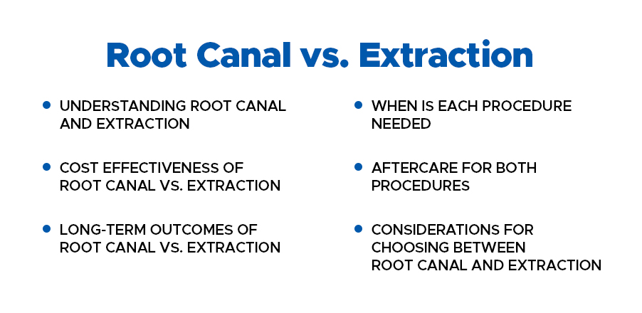 Root Canal vs. Extraction: Making the Right Choice for Your Dental Health